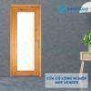 Cửa gỗ công nghiệp MDF Veneer o kinh
