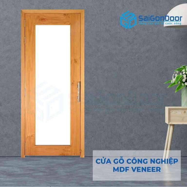 CỬA GỖ CÔNG NGHIỆP MDF VENEER o kinh 5 Cửa gỗ công nghiệp MDF Veneer o kinh