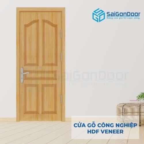 Cửa gỗ công nghiệp HDF Veneer SGD 5A ash (1)