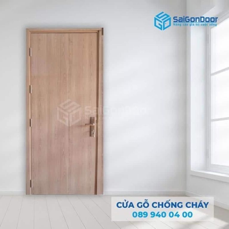 Cửa gỗ chống cháy 120 phút chịu nhiệt cao Cửa gỗ chống cháy 120 phút chịu nhiệt cao
