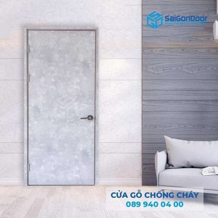 Cửa gỗ chống cháy 120 phút độ bền cao Cửa gỗ chống cháy 120 phút độ bền cao