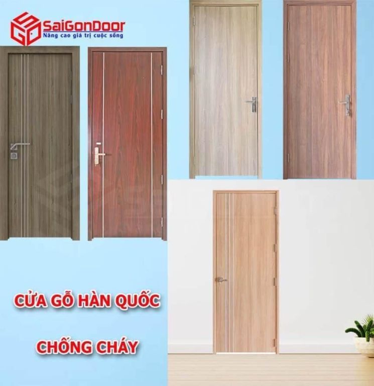 CỬA GỖ HÀN QUỐC - BÁO GIÁ CỬA GỖ HÀN QUỐC 2023 31 Chống cháy là đặc tính cao cấp của cửa gỗ Hàn Quốc