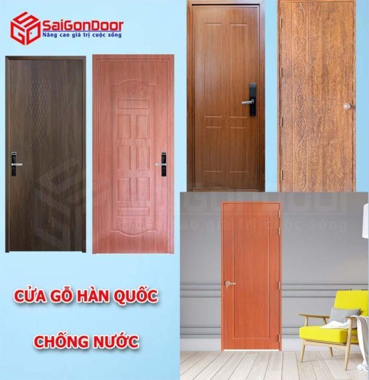 CỬA GỖ HÀN QUỐC - BÁO GIÁ CỬA GỖ HÀN QUỐC 2023 30 Khả năng chống nước tốt của dòng của gỗ Hàn Quốc