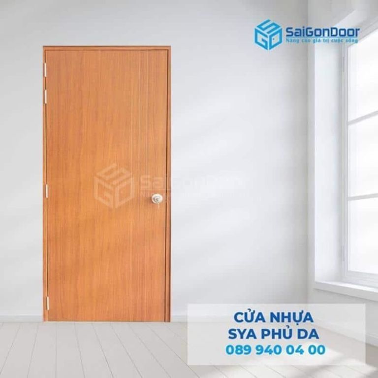 Hình ảnh cửa nhựa composite SYB phủ da Hình ảnh cửa nhựa composite SYB phủ da