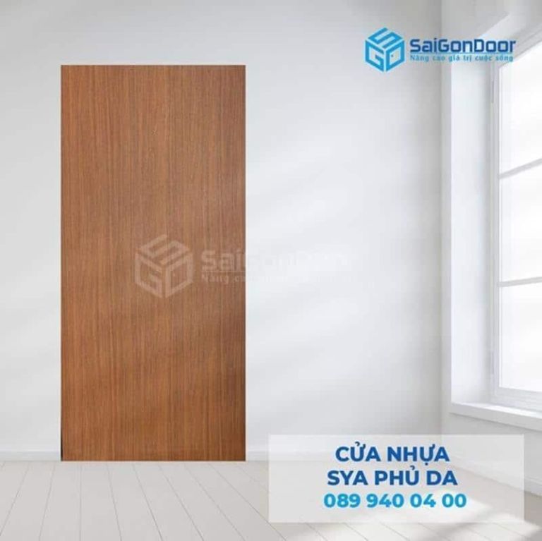 Cửa nhựa composite SYB phủ da có độ bền cao Cửa nhựa composite SYB phủ da có độ bền cao