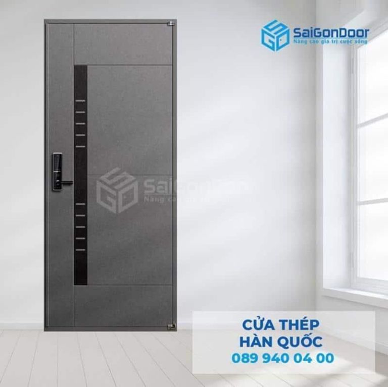 Cửa thép sơn tĩnh điện hiện đại Cửa thép sơn tĩnh điện hiện đại