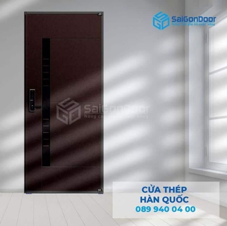 Cửa thép Hàn Quốc dành cho không gian sống hiện đại, trẻ trung Cửa thép Hàn Quốc dành cho không gian sống hiện đại, trẻ trung