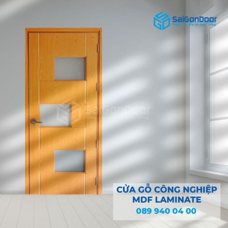 Cửa gỗ công nghiệp MDF Laminate Cửa gỗ công nghiệp MDF Laminate