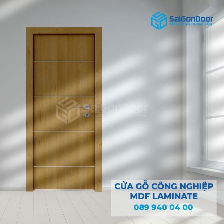 Cửa gỗ công nghiệp MDF Laminate Cửa gỗ công nghiệp MDF Laminate