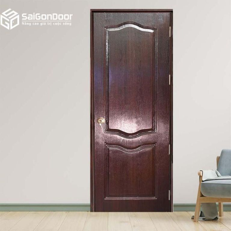 Cửa Nhựa Composite Màu Đen - Tổng Hợp Sản Phẩm Đẹp Nhất 2024 20 Cửa nhựa với ô phào nổi