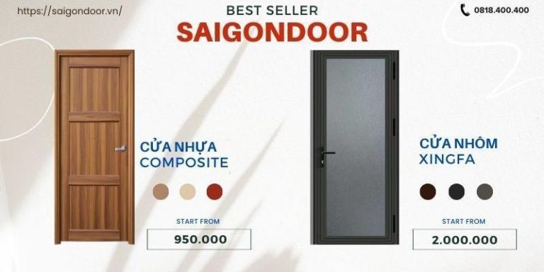 So Sánh Cửa Nhựa Composite Và Cửa Nhôm Xingfa Chi Tiết 18 Điểm tương đồng giữa các mẫu cửa