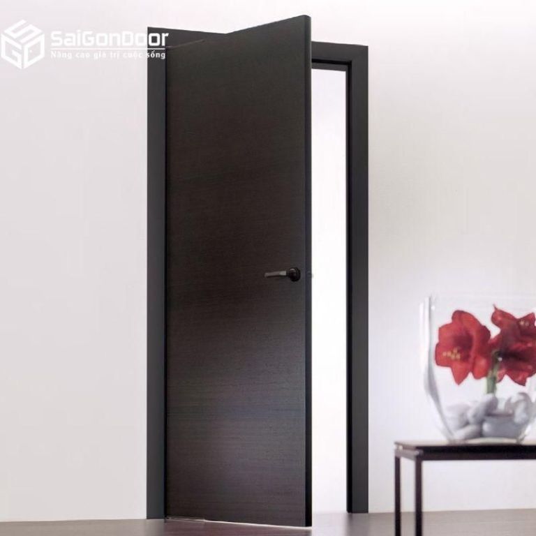 Cửa Nhựa Composite Màu Đen - Tổng Hợp Sản Phẩm Đẹp Nhất 2024 17 Mẫu cửa đen cánh trơn phẳng