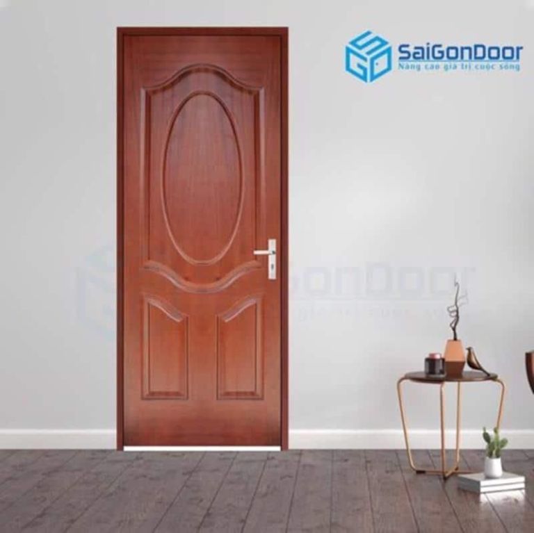 TOP 10 Mẫu cửa gỗ công nghiệp HDF Veneer đẹp nhất 11 mau cua go cong nghiep hdf veneer dep nhat 1
