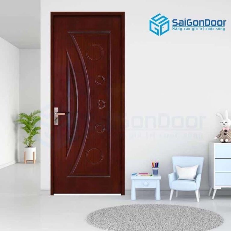 TOP 10 Mẫu cửa gỗ công nghiệp HDF Veneer đẹp nhất 17 mau cua go cong nghiep hdf veneer dep nhat 7