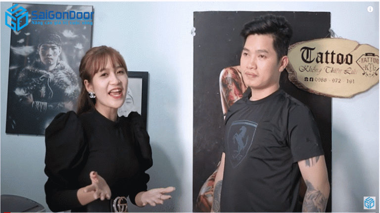 SẢN PHẨM CỬA, NỘI THẤT SAIGONDOOR NHẬN ĐƯỢC PHẢN HỒI TỐT CỦA ANH THỢ CHỦ TIỆM TATTOO TP BUÔN MÊ THUỘT
