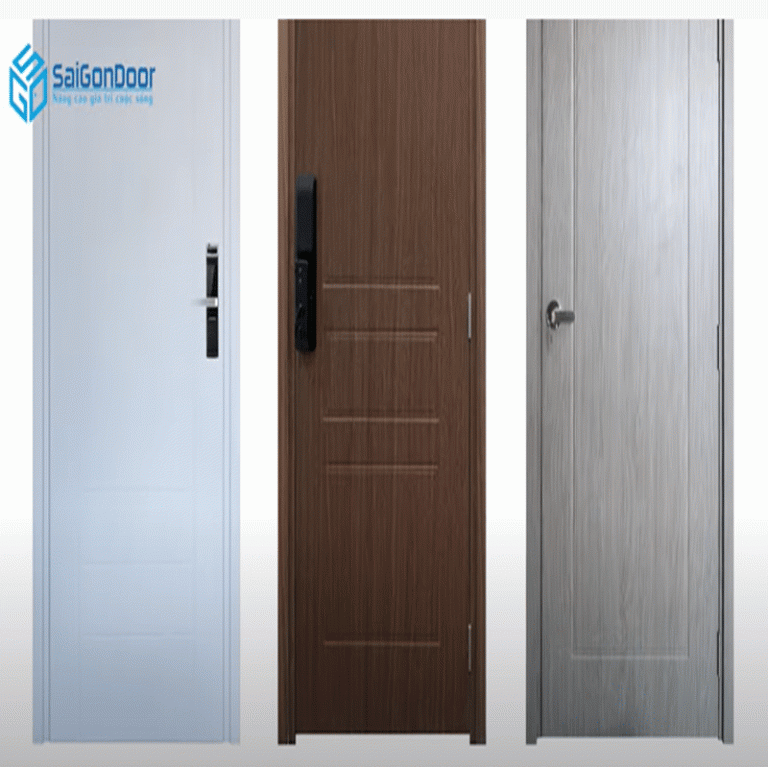 Mẫu cửa gỗ công nghiệp giá rẻ tại cửa hàng SaiGonDoor Mẫu cửa gỗ công nghiệp giá rẻ tại cửa hàng SaiGonDoor