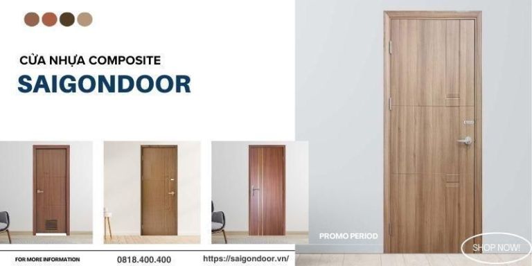 Giá Cửa Gỗ Nhựa Composite Hậu Giang Tại SaiGonDoor Chỉ Từ 2.800.000đ/Bộ 18 Cửa gỗ nhựa Đài Loan chất lượng cao