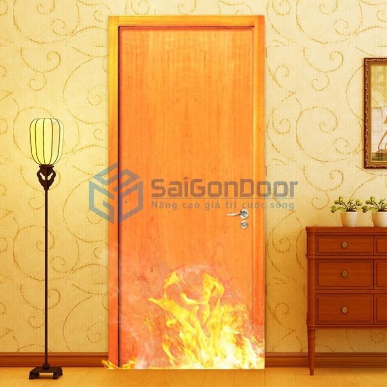 Cửa gỗ chống cháy 90 phút Cửa gỗ chống cháy 90 phút