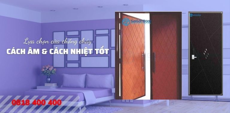 Cửa chống cháy chất lượng cao phải đáp ứng được khả năng cách nhiệt, cách âm tốt Cửa chống cháy chất lượng cao phải đáp ứng được khả năng cách nhiệt, cách âm tốt