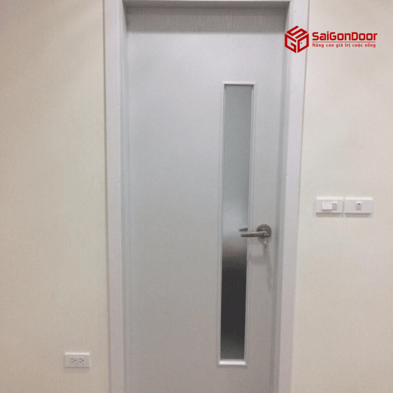 Hình thực tế cửa nhựa ABS Hàn Quốc KOS 3 Hình thực tế cửa nhựa ABS Hàn Quốc KOS 3