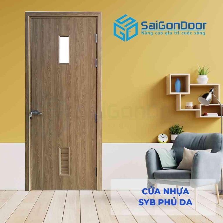 Mẫu 1: Cửa nhựa Composite Sungyu mã SYB làm cửa phòng vệ sinh Mẫu 1: Cửa nhựa Composite Sungyu mã SYB làm cửa phòng vệ sinh