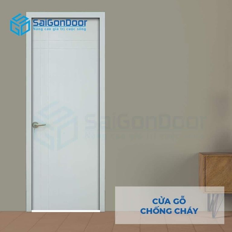 Mẫu cửa gỗ chống cháy MDF P1R4-C1 Mẫu cửa gỗ chống cháy MDF P1R4-C1