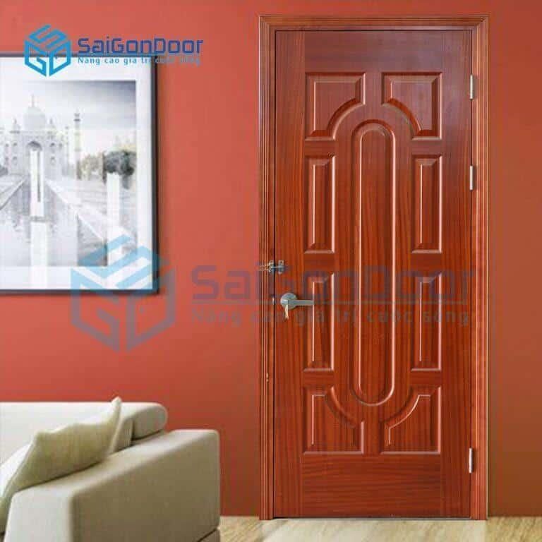 Mẫu cửa gỗ chống cháy GCG.019-Sapele Mẫu cửa gỗ chống cháy GCG.019-Sapele