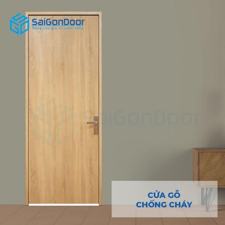 Mẫu cửa gỗ chống cháy MDF Laminate Mẫu cửa gỗ chống cháy MDF Laminate