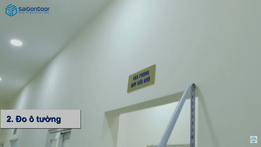 Đo kích thước ô tường Đo kích thước ô tường