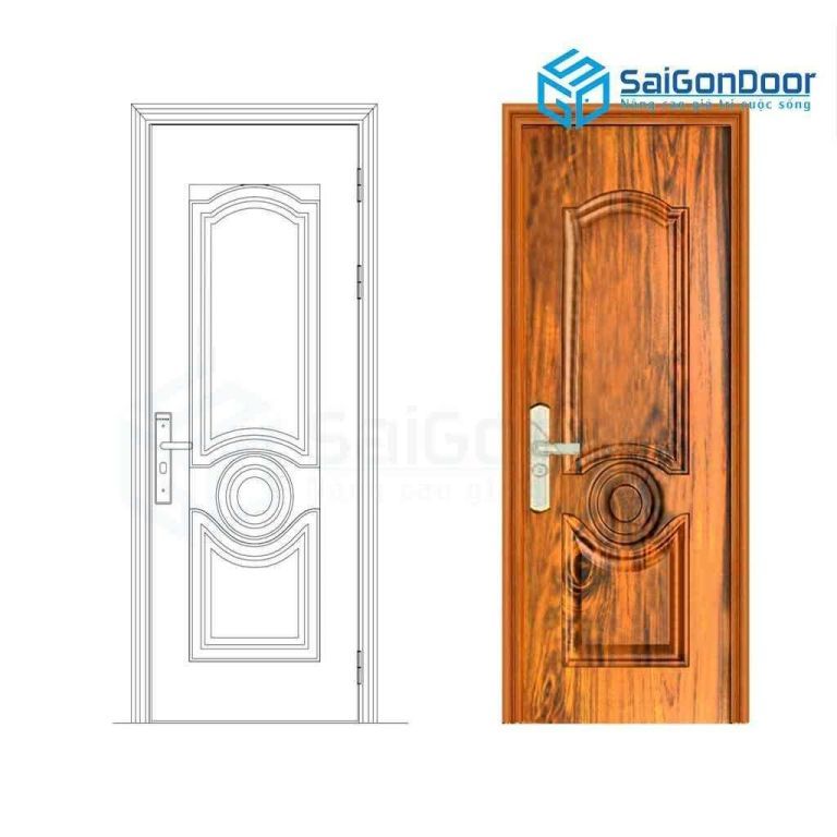 mẫu cửa thép vân gỗ mẫu cửa thép vân gỗ