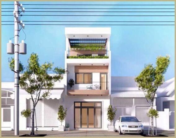 50+ mẫu thiết kế nhà 2 tầng đẹp cuốn hút nhất hiện nay 18 Mẫu thiết kế nhà vuông 2 tầng có 1 tum