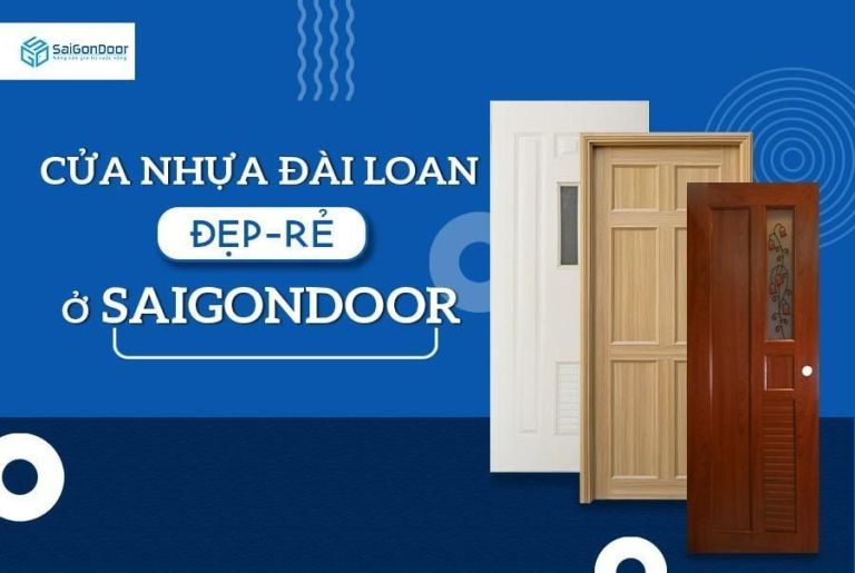 Cửa nhựa phòng ngủ Đài Loan có thiết kế, mẫu mã đẹp mắt Cửa nhựa phòng ngủ Đài Loan có thiết kế, mẫu mã đẹp mắt