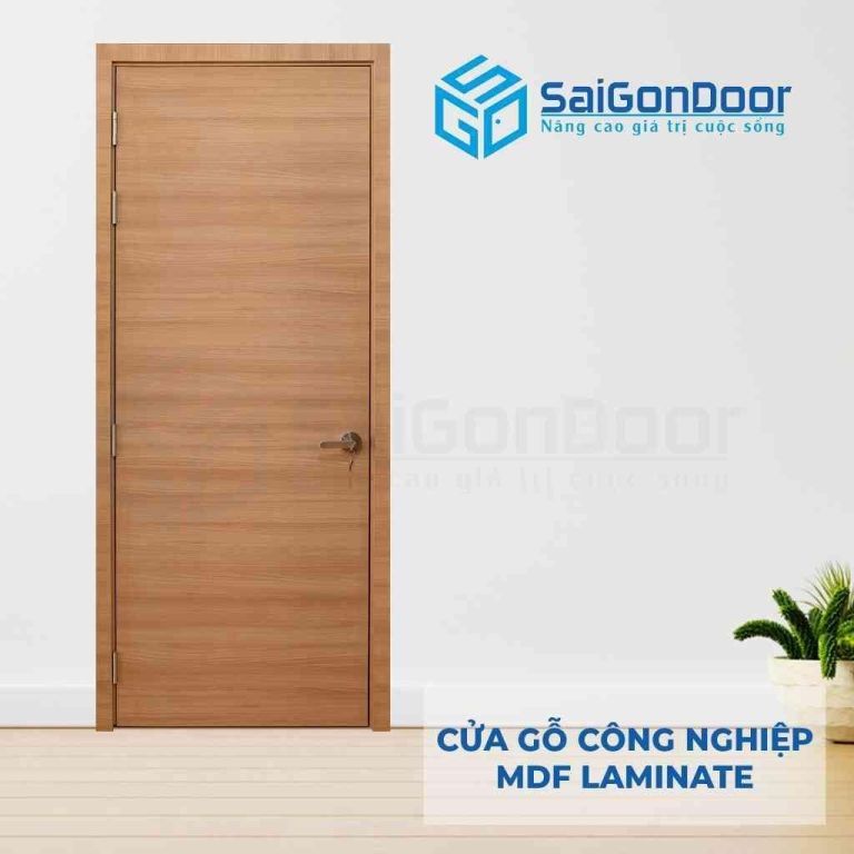 Cửa gỗ MDF Laminate P1 vân ngang SGD Cửa gỗ MDF Laminate P1 vân ngang SGD