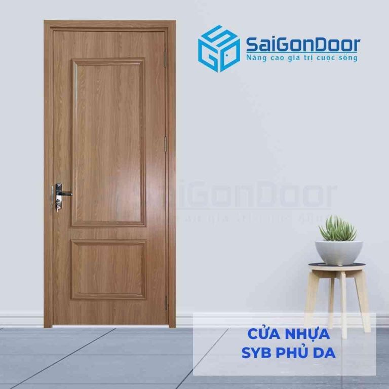 Cửa nhựa SYB phủ da 2PN SGD Cửa nhựa SYB phủ da 2PN SGD