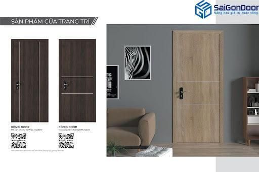 Sản phẩm cửa gỗ composite vân gỗ Catalogue cua go composite tai SaigonDoor phien ban moi10