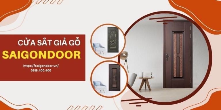 20+ Mẫu Cửa Sắt Giả Gỗ Đẹp Chất Lượng - Giá Xưởng Mới Nhất 18 Cấu tạo chung của các mẫu cửa sắt giả vân gỗ