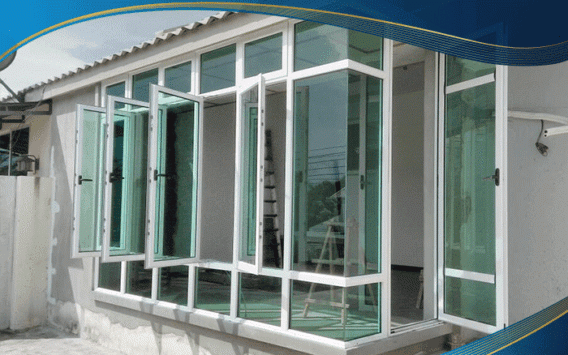 10+ Mẫu cửa nhựa lõi thép phòng ngủ độc đáo, siêu bền bỉ 13 Cửa lõi thép cố định chắc chắn