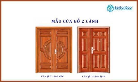 Lựa chọn kích thước cửa chính mang lại may mắn và tài lộc 12 kich thuoc cua chinh 2 canh 2
