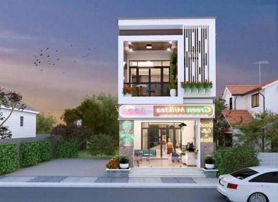 50+ Mẫu thiết kế nhà 3 tầng đẹp được ưa chuộng nhất hiện nay 22 Mẫu thiết kế nhà 3 tầng kết hợp kinh doanh
