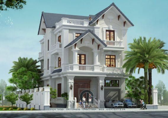 50+ Mẫu thiết kế nhà 3 tầng đẹp được ưa chuộng nhất hiện nay 15 Mẫu nhà 3 tầng mái thái hiện đại, sang trọng