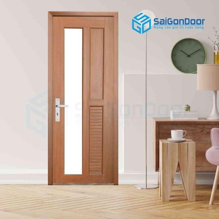 cửa gỗ phòng ngủ tân cổ điển