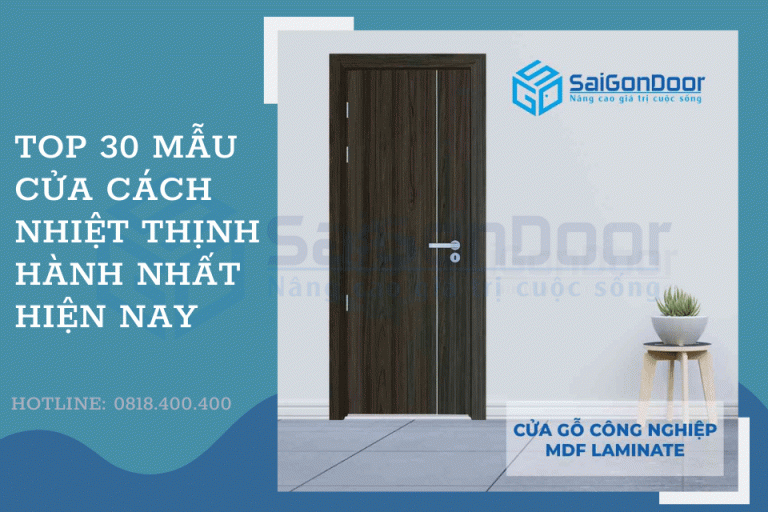 Mẫu cửa cách nhiệt Mẫu cửa cách nhiệt