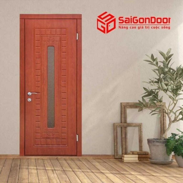 Mẫu cửa chính 1 cánh đẹp bền giá tốt phổ biến nhất hiện nay 12 cửa chính 1 cánh đẹp 5