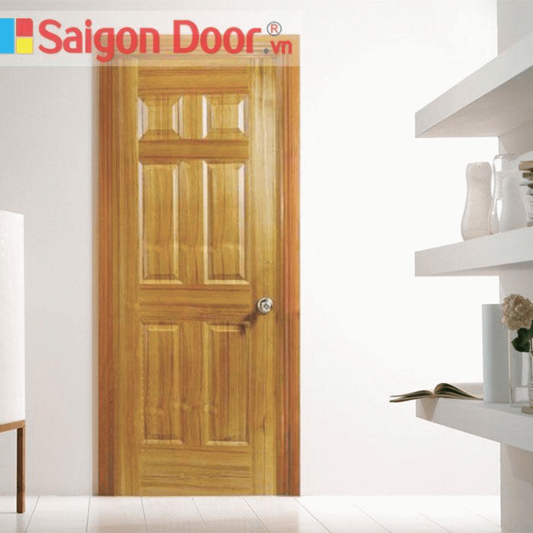 Cửa gỗ nguyên tấm là gì? Các mẫu cửa gỗ nguyên tấm đẹp nhất 18 cửa gỗ nguyên tấm 4