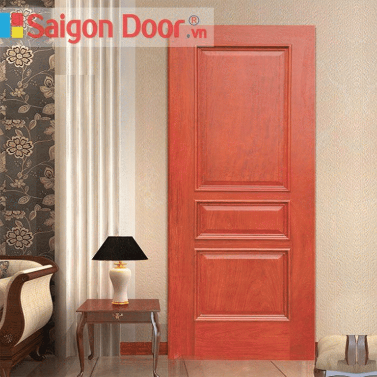Cửa gỗ nguyên tấm là gì? Các mẫu cửa gỗ nguyên tấm đẹp nhất 21 cửa gỗ nguyên tấm 7