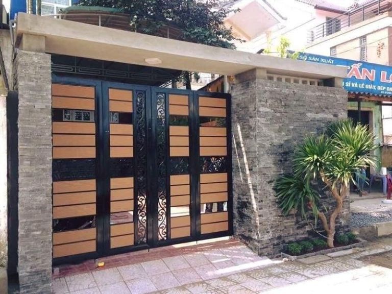 Top 55+ mẫu cửa gỗ nhựa ngoài trời bền, đẹp nhất hiện nay 19 cửa gỗ nhựa ngoài trời 7