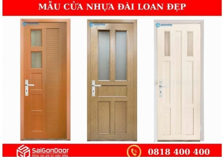 Cửa nhựa gỗ chống mối mọt Đài Loan 