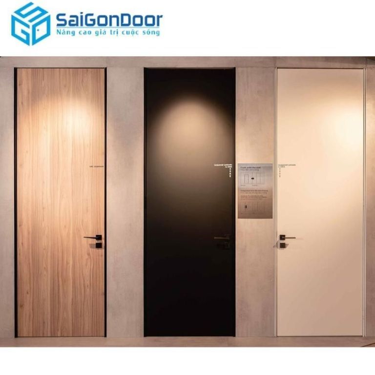 Mẫu cửa gỗ ép MFC uy tín 