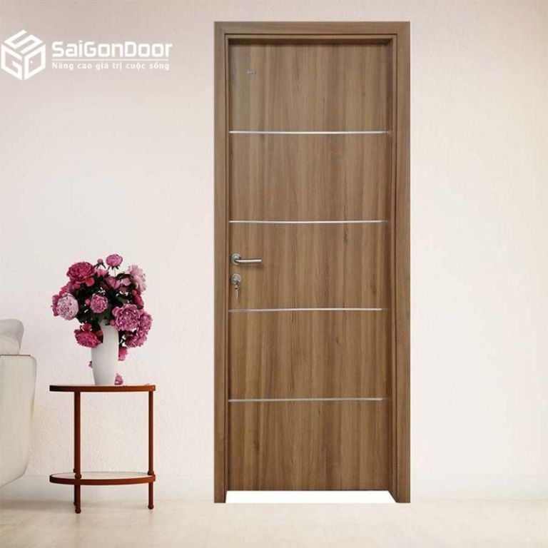 Cửa Composite Chỉ Nhôm - Ưu Điểm Và Những Sản Phẩm Tốt Nhất 15 Mẫu cửa nhựa composite với chỉ kẻ nhôm ngang