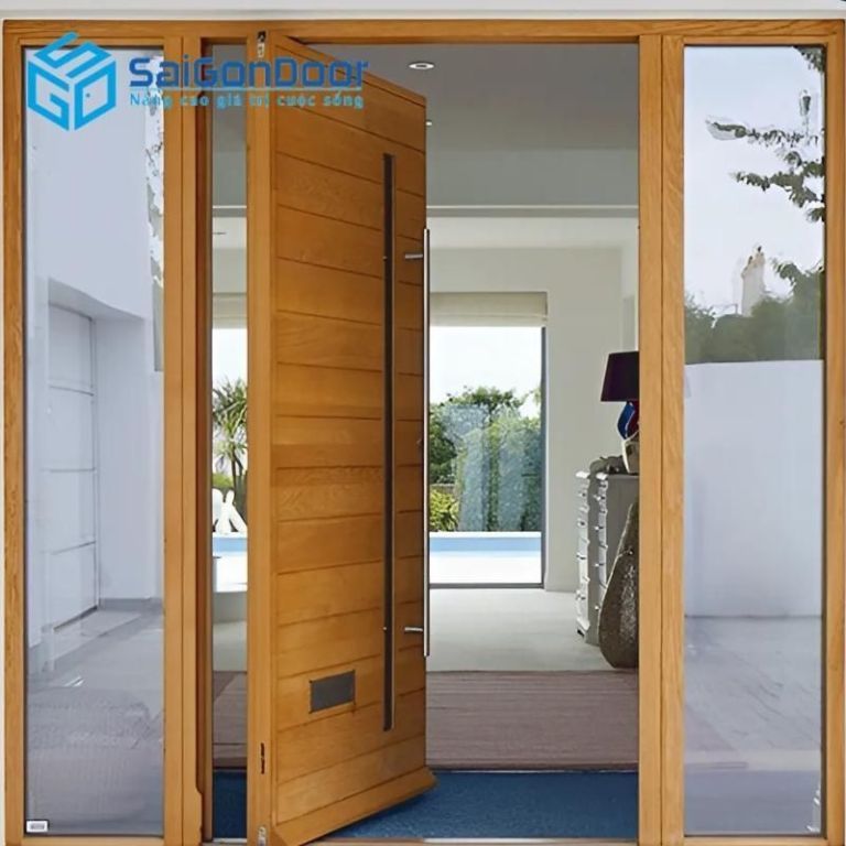 20+ Mẫu Cửa Nhựa Lõi Thép Vân Gỗ Hot Nhất Và Bảng Giá 2025 34 Cửa 3 cánh thiết kế hiện đại